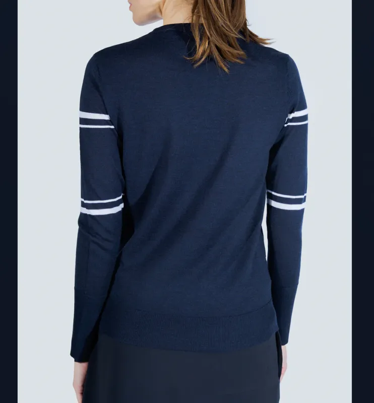 L'Etoile Club Sweater - Navy/White