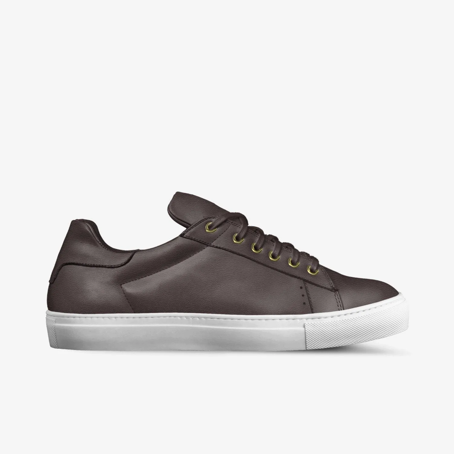 LORENZO LEATHER SNEAKERS IN TOBACCO