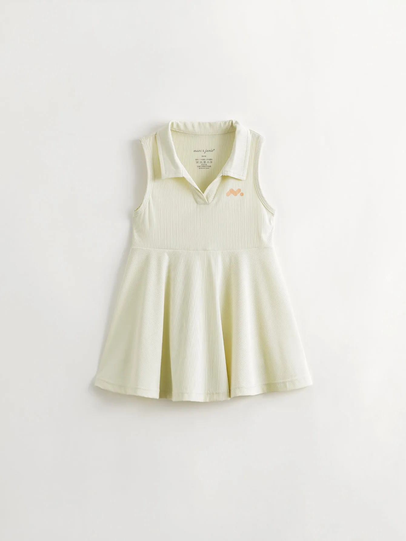 MARC & JANIE Girls Athletic Polo Dresses V Neck Cooling Golf Dress 240299