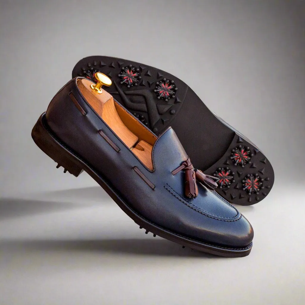 Marine loafer golf shoes