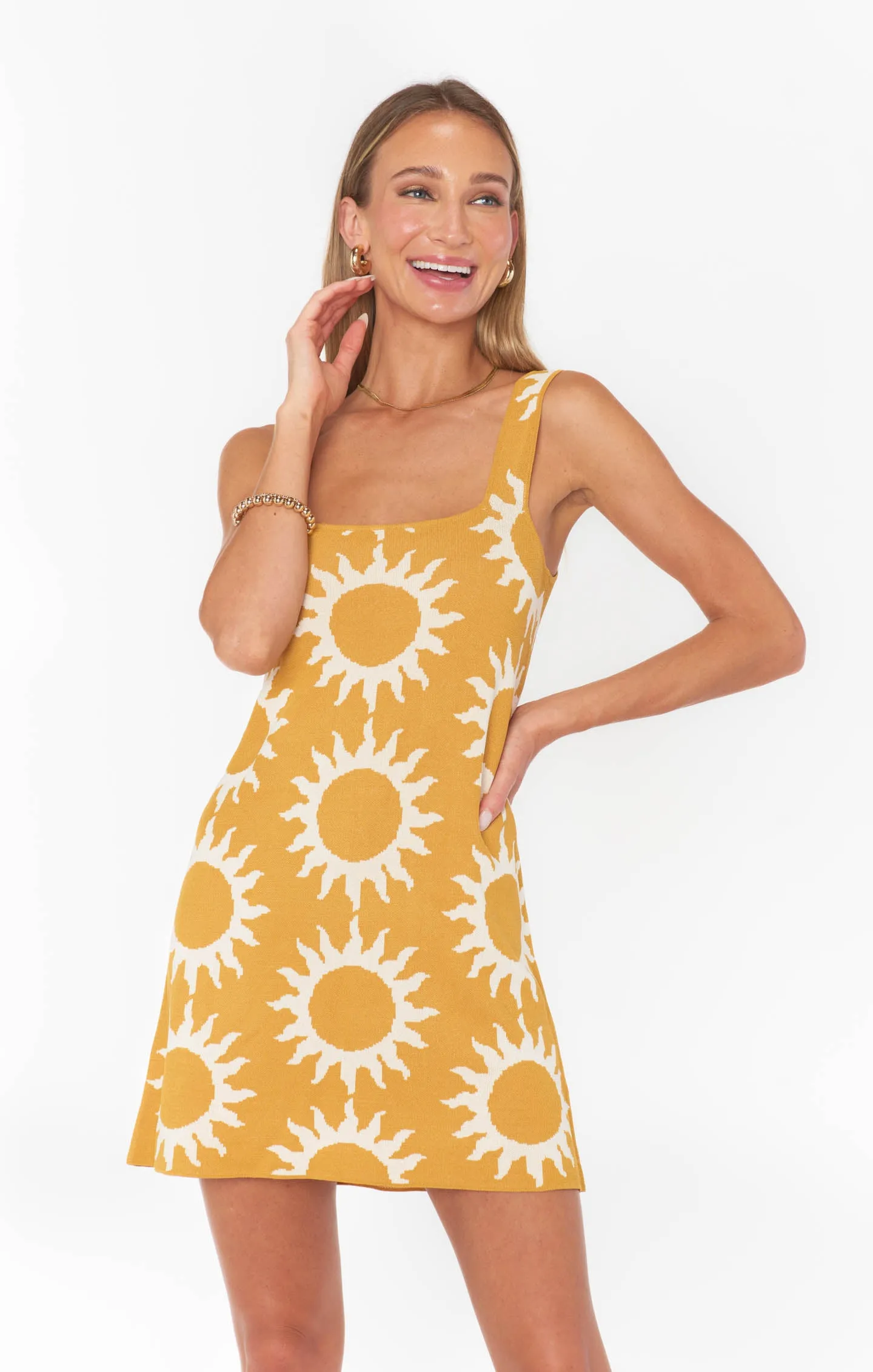 Mellow Mini Dress ~ Paradise Sun Knit