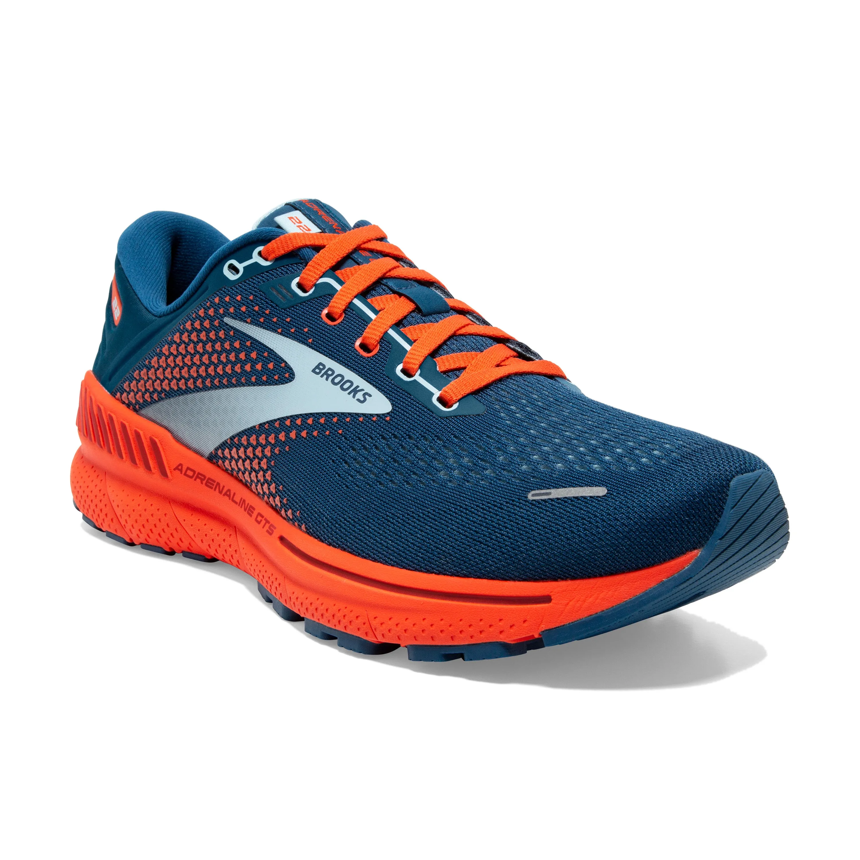 Men's Adrenaline GTS 22 Color: Blue/Light Blue/Orange