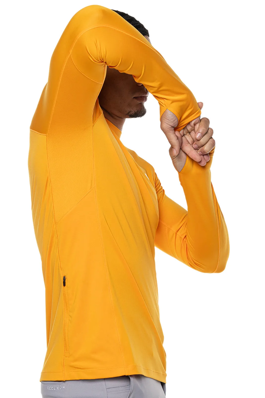 Men's Agility Long Sleeve Performance T-Shirt  |  Apricot Crush