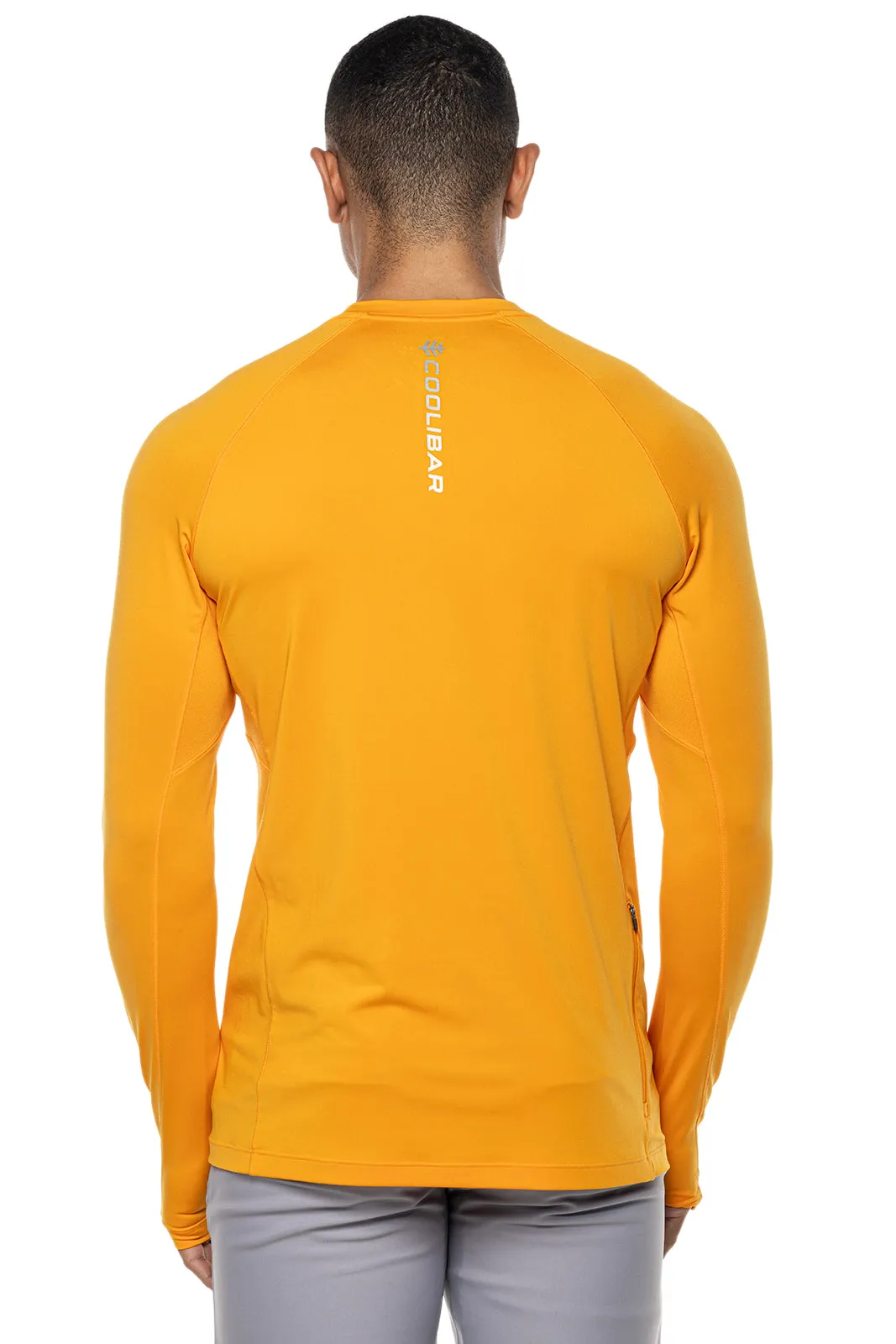 Men's Agility Long Sleeve Performance T-Shirt  |  Apricot Crush