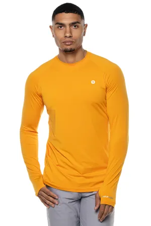 Men's Agility Long Sleeve Performance T-Shirt  |  Apricot Crush