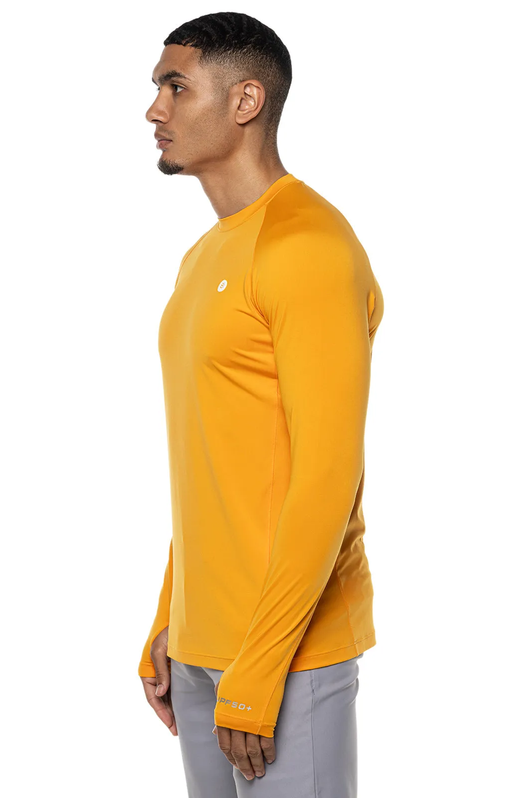 Men's Agility Long Sleeve Performance T-Shirt  |  Apricot Crush