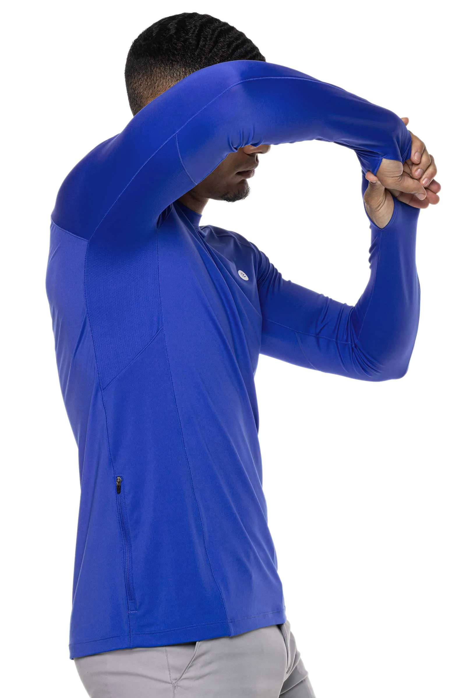 Men's Agility Long Sleeve Performance T-Shirt  |  Baja Blue