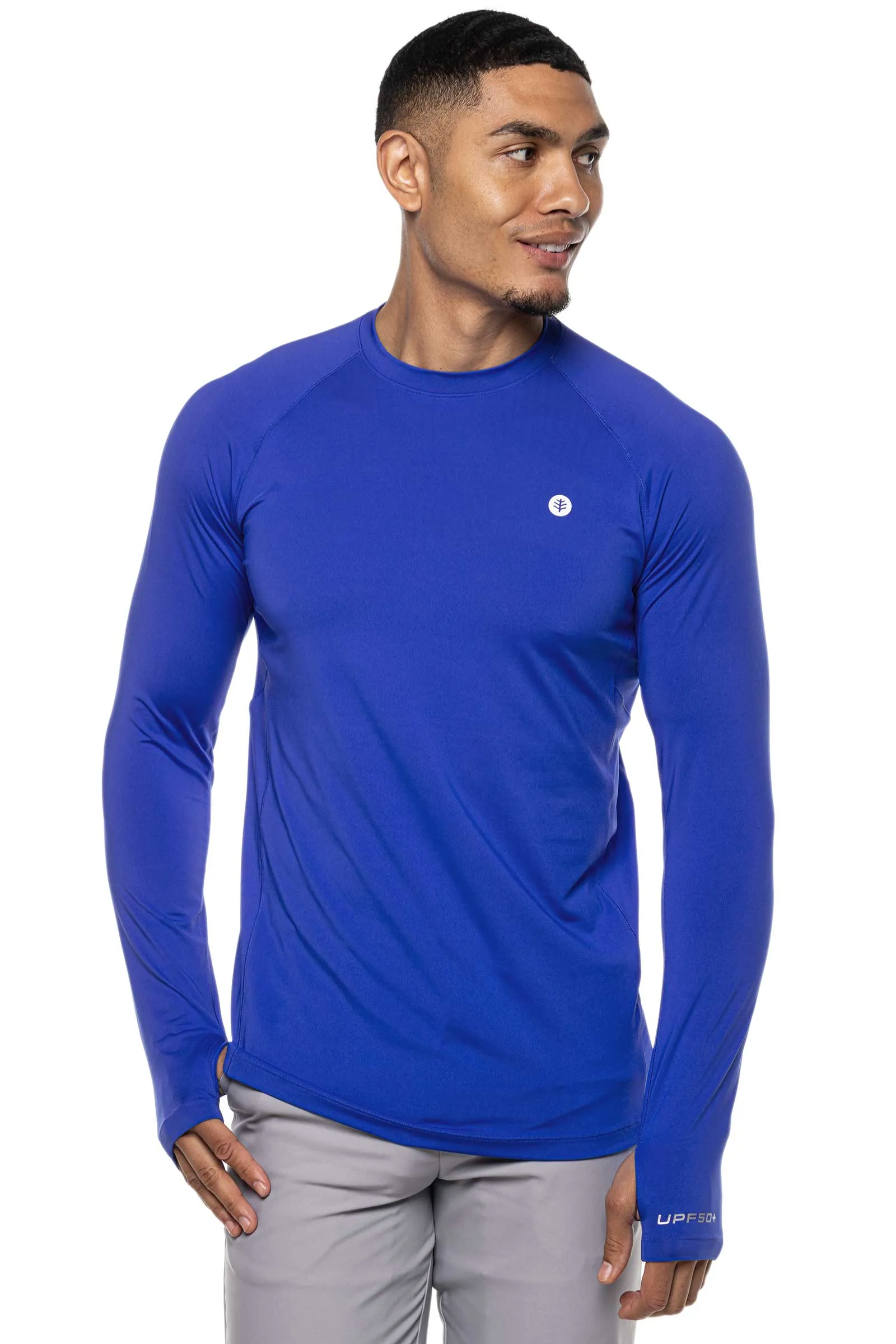 Men's Agility Long Sleeve Performance T-Shirt  |  Baja Blue