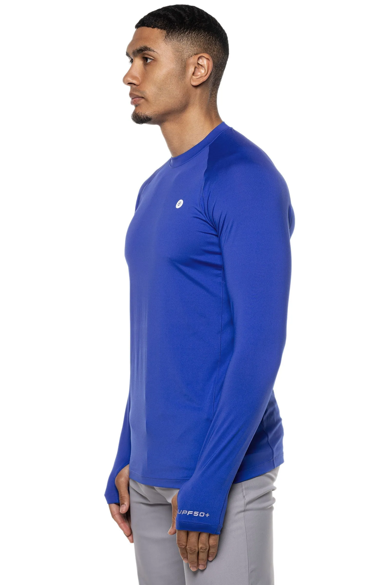 Men's Agility Long Sleeve Performance T-Shirt  |  Baja Blue