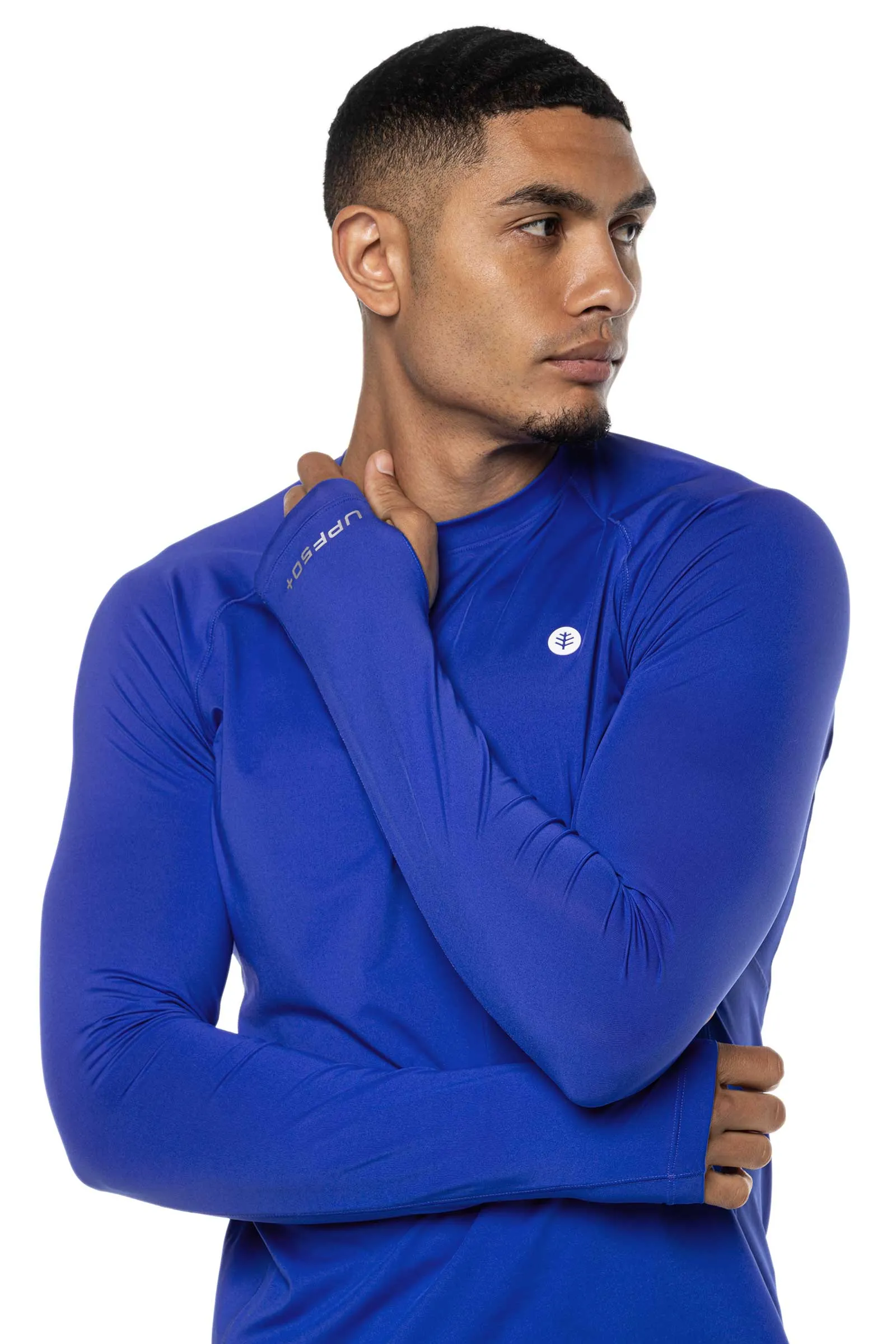 Men's Agility Long Sleeve Performance T-Shirt  |  Baja Blue