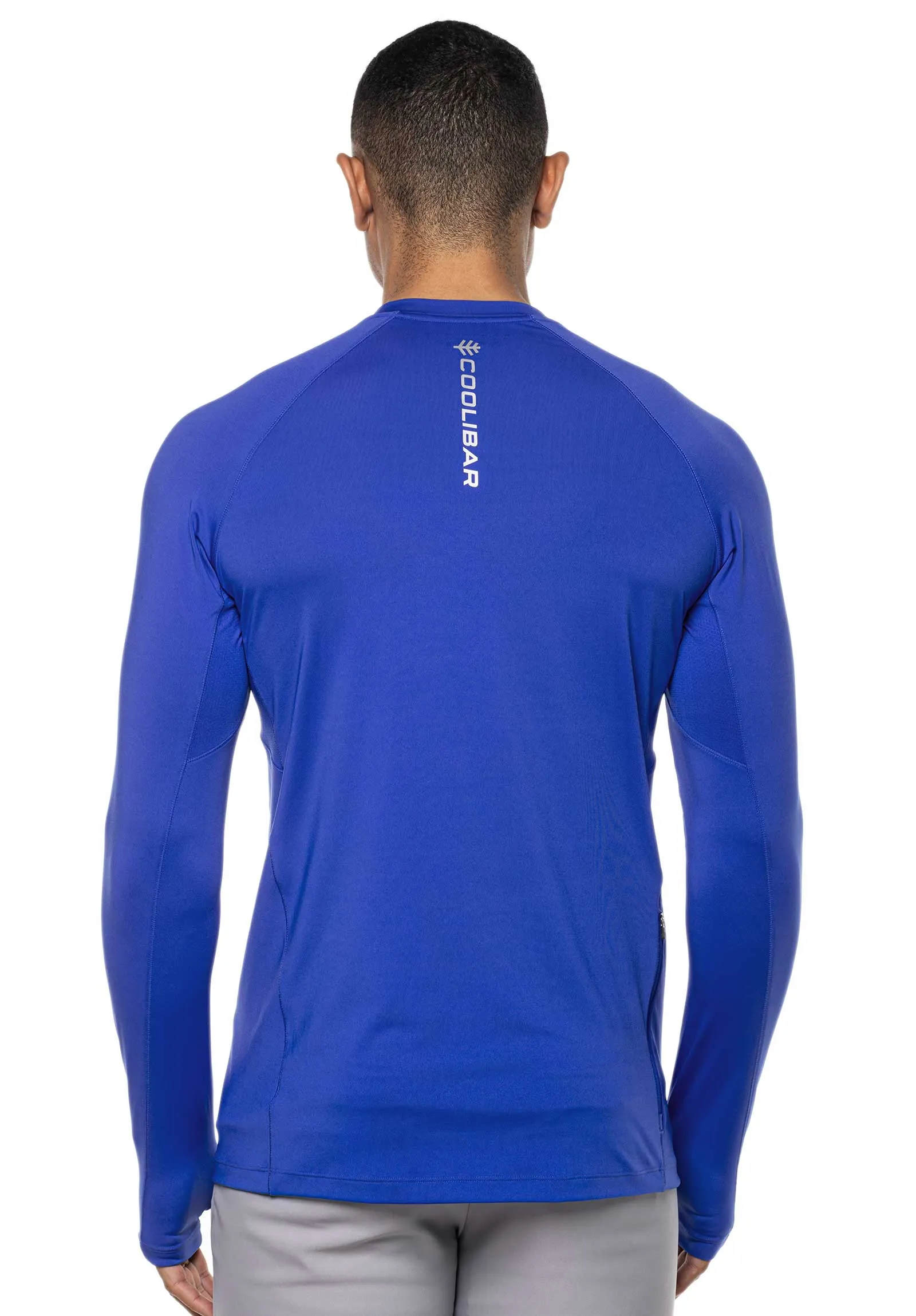 Men's Agility Long Sleeve Performance T-Shirt  |  Baja Blue