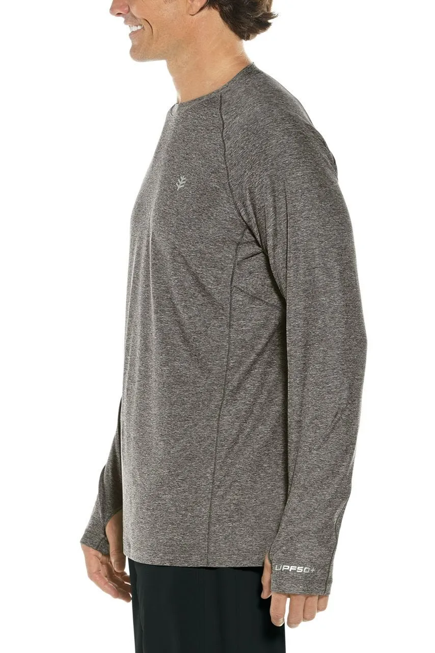 Men's Agility Long Sleeve Performance T-Shirt  |  Charcoal Heather