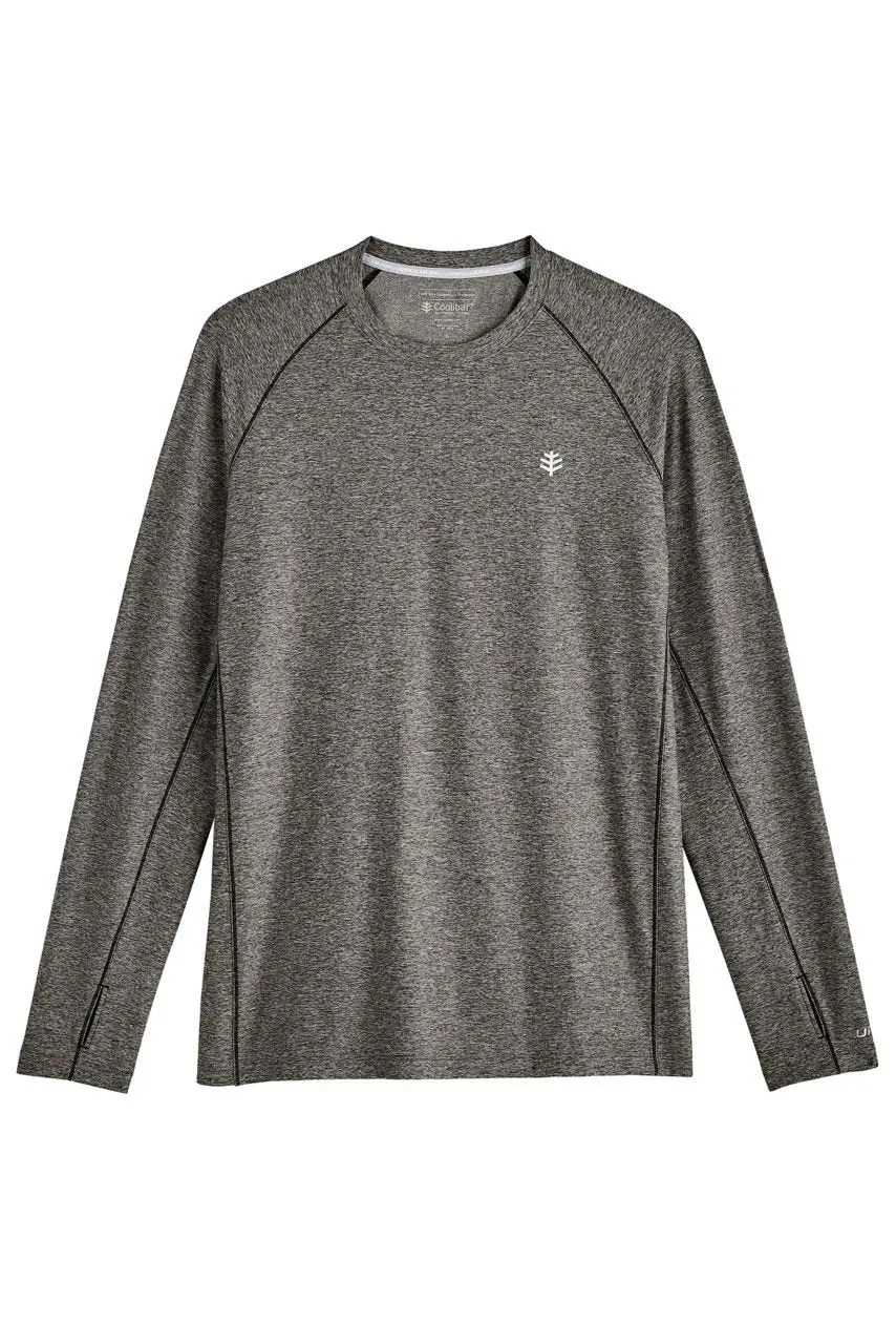 Men's Agility Long Sleeve Performance T-Shirt  |  Charcoal Heather