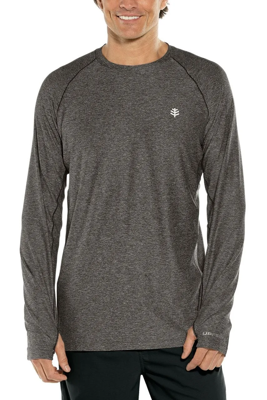 Men's Agility Long Sleeve Performance T-Shirt  |  Charcoal Heather