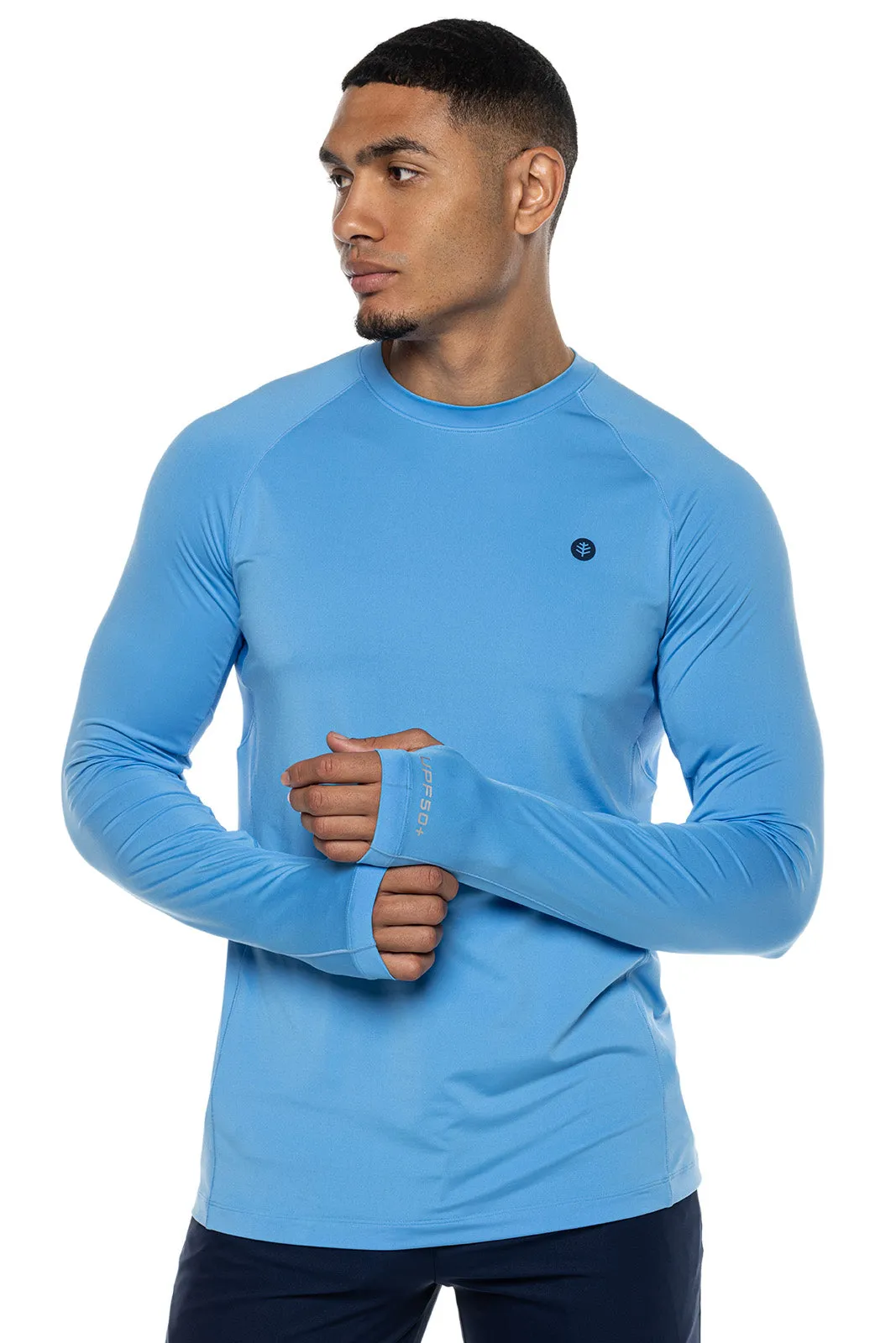 Men's Agility Long Sleeve Performance T-Shirt  |  Clear Sky Blue