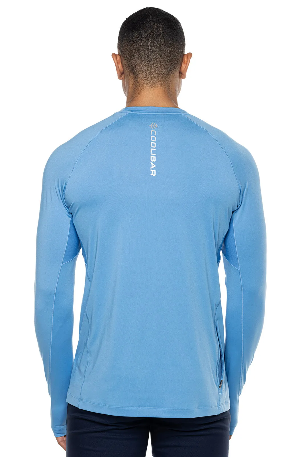 Men's Agility Long Sleeve Performance T-Shirt  |  Clear Sky Blue