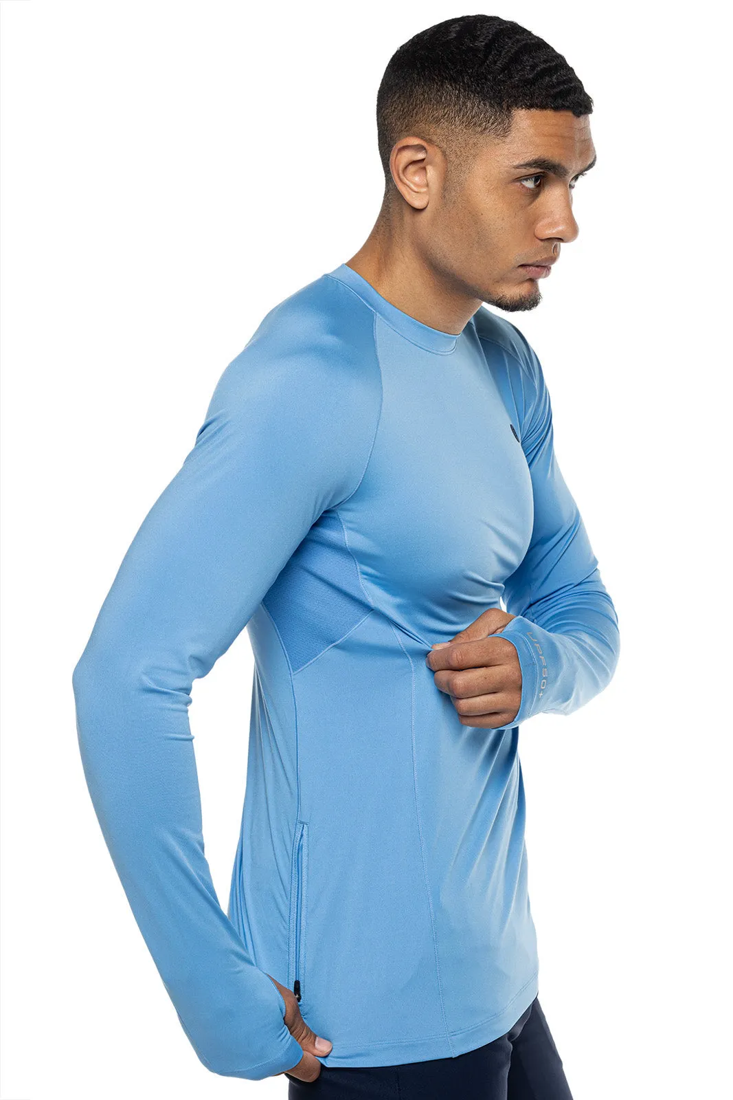 Men's Agility Long Sleeve Performance T-Shirt  |  Clear Sky Blue