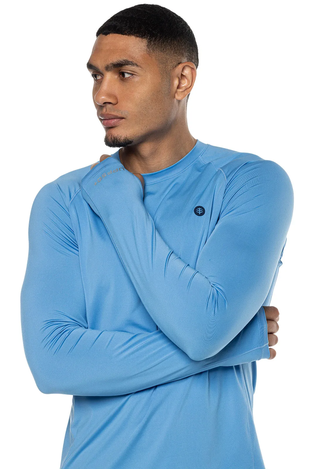 Men's Agility Long Sleeve Performance T-Shirt  |  Clear Sky Blue