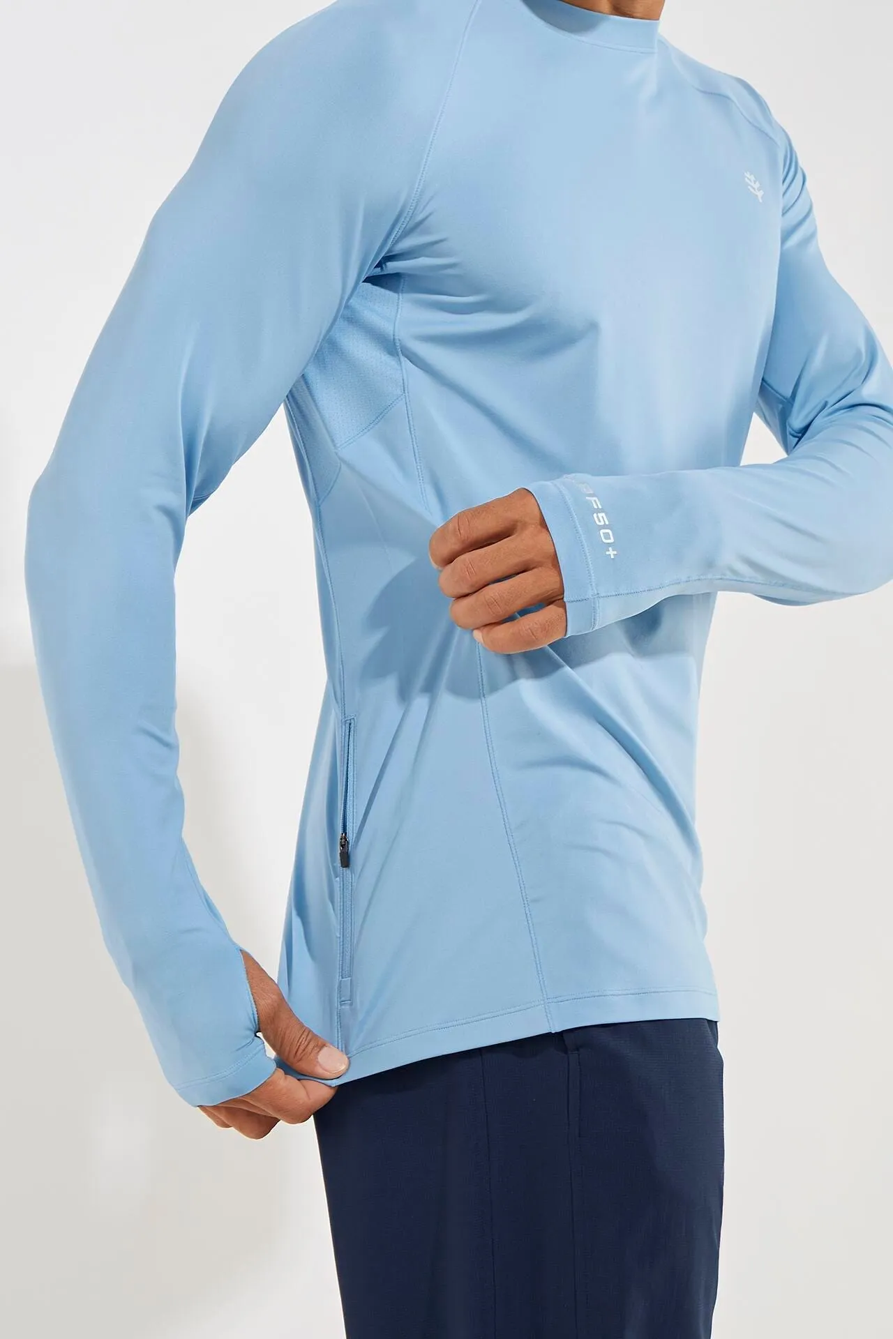 Men's Agility Long Sleeve Performance T-Shirt  |  Cloud Blue