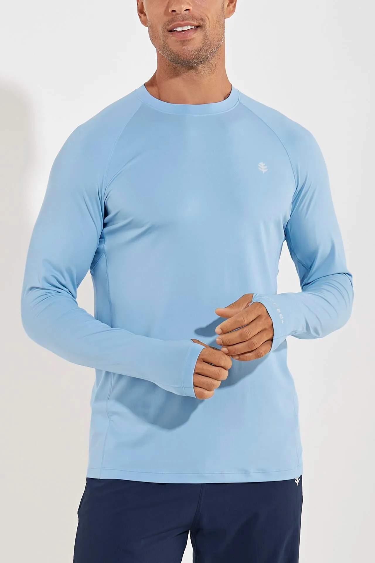 Men's Agility Long Sleeve Performance T-Shirt  |  Cloud Blue