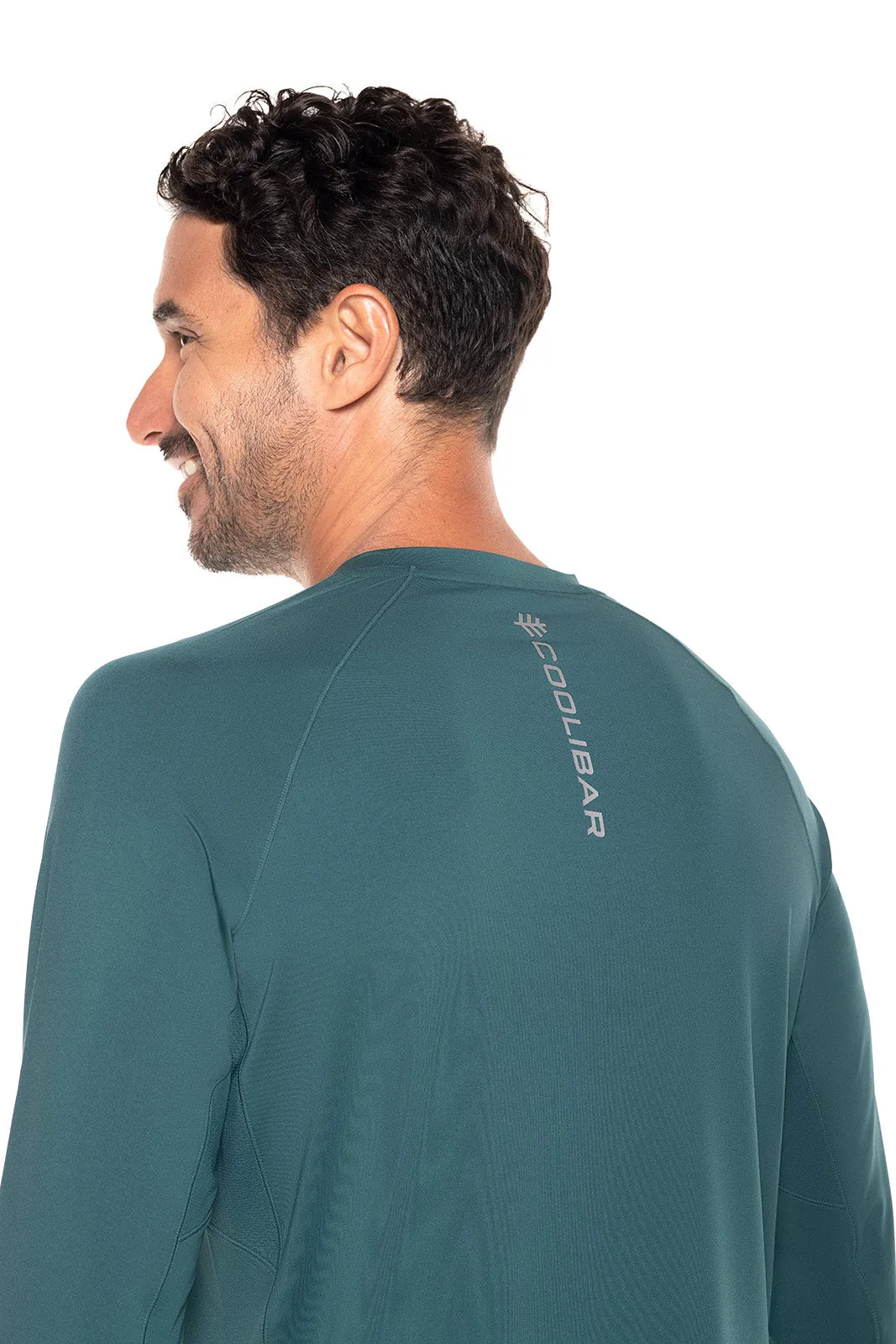 Men's Agility Long Sleeve Performance T-Shirt  |  Midnight Green