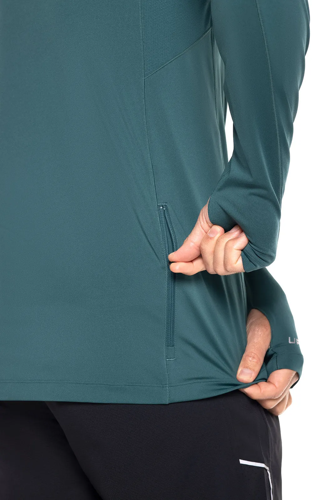 Men's Agility Long Sleeve Performance T-Shirt  |  Midnight Green