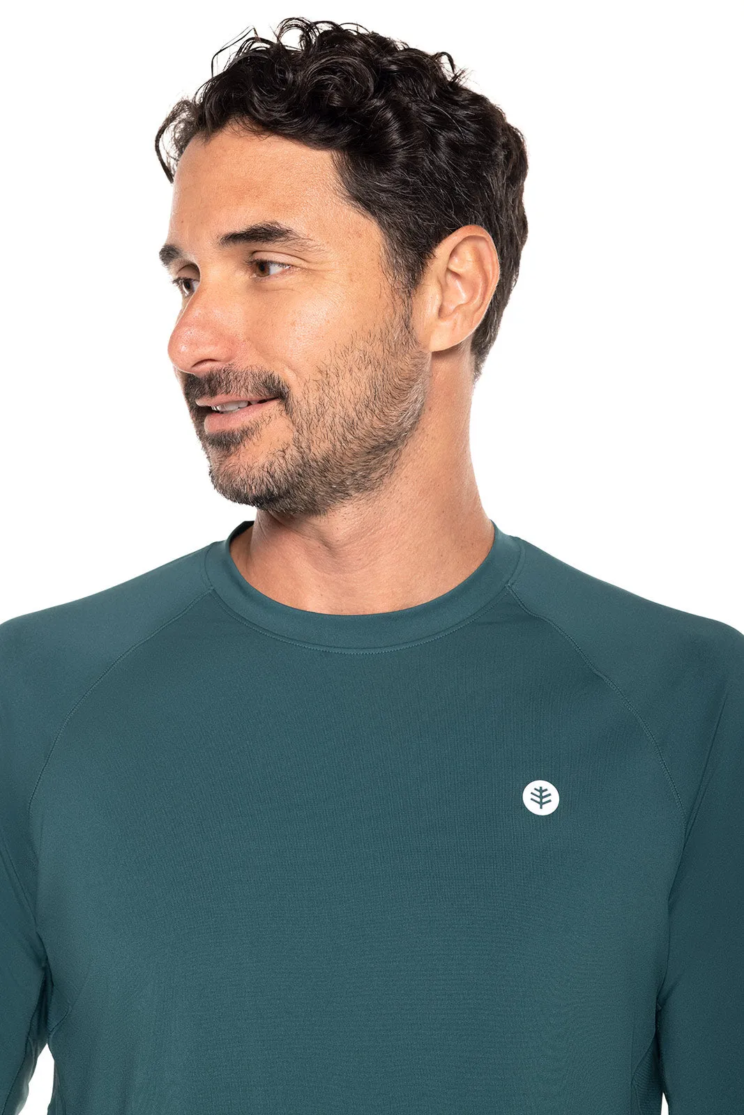 Men's Agility Long Sleeve Performance T-Shirt  |  Midnight Green