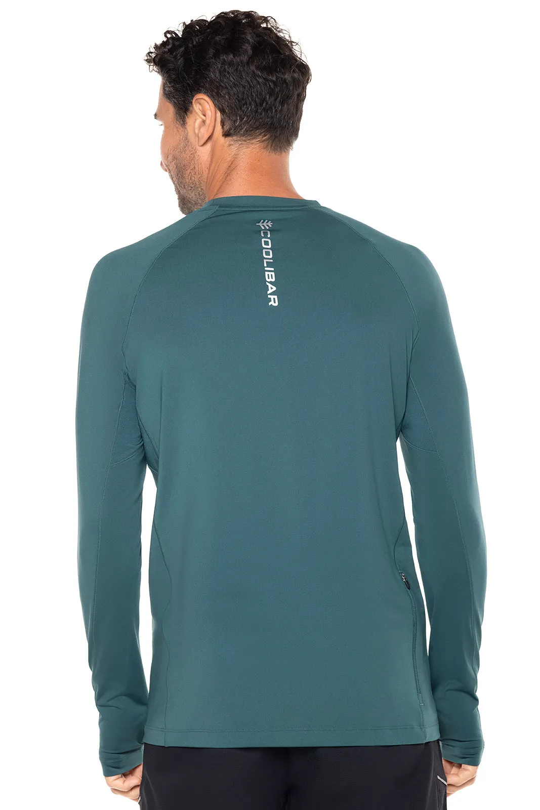 Men's Agility Long Sleeve Performance T-Shirt  |  Midnight Green