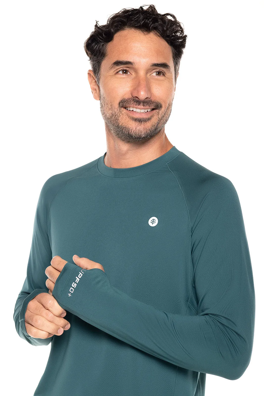 Men's Agility Long Sleeve Performance T-Shirt  |  Midnight Green