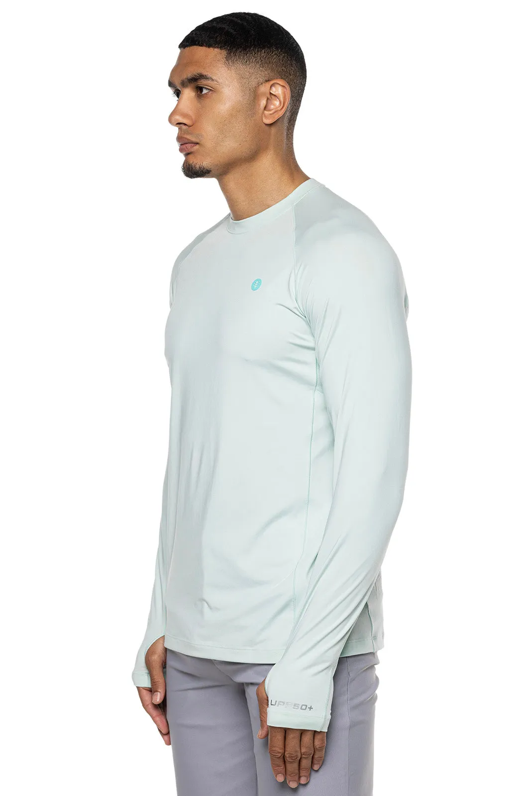 Men's Agility Long Sleeve Performance T-Shirt  |  Misty Aqua