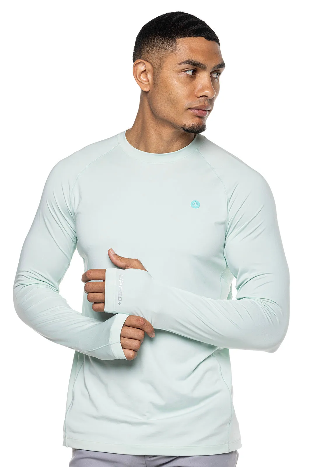 Men's Agility Long Sleeve Performance T-Shirt  |  Misty Aqua