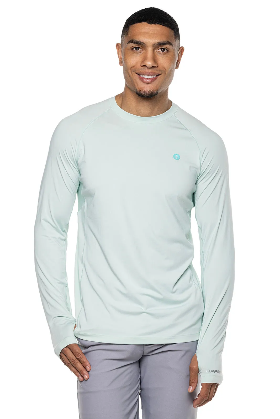 Men's Agility Long Sleeve Performance T-Shirt  |  Misty Aqua