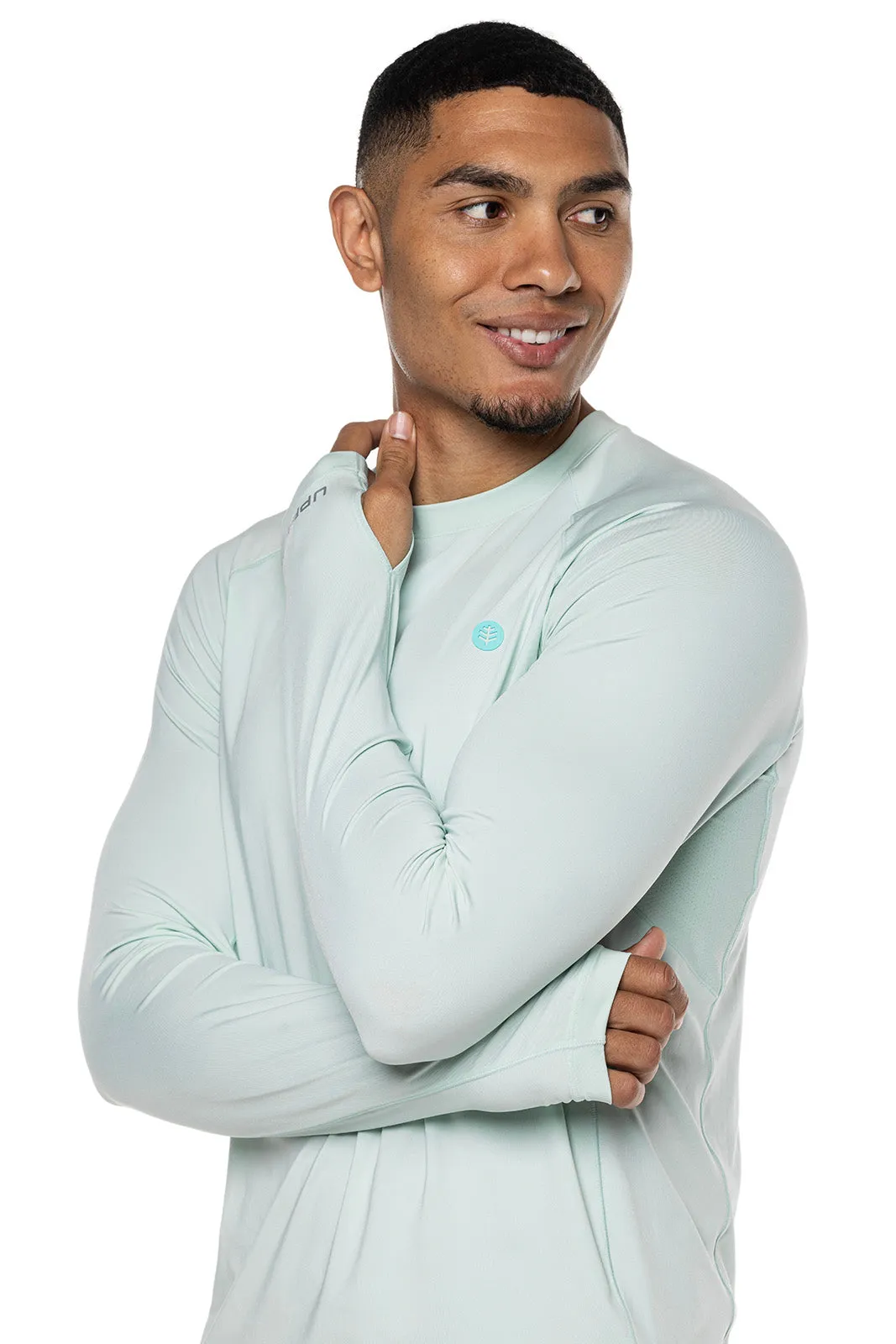 Men's Agility Long Sleeve Performance T-Shirt  |  Misty Aqua