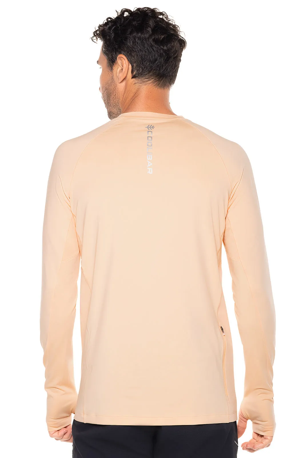 Men's Agility Long Sleeve Performance T-Shirt  |  Peach Fuzz