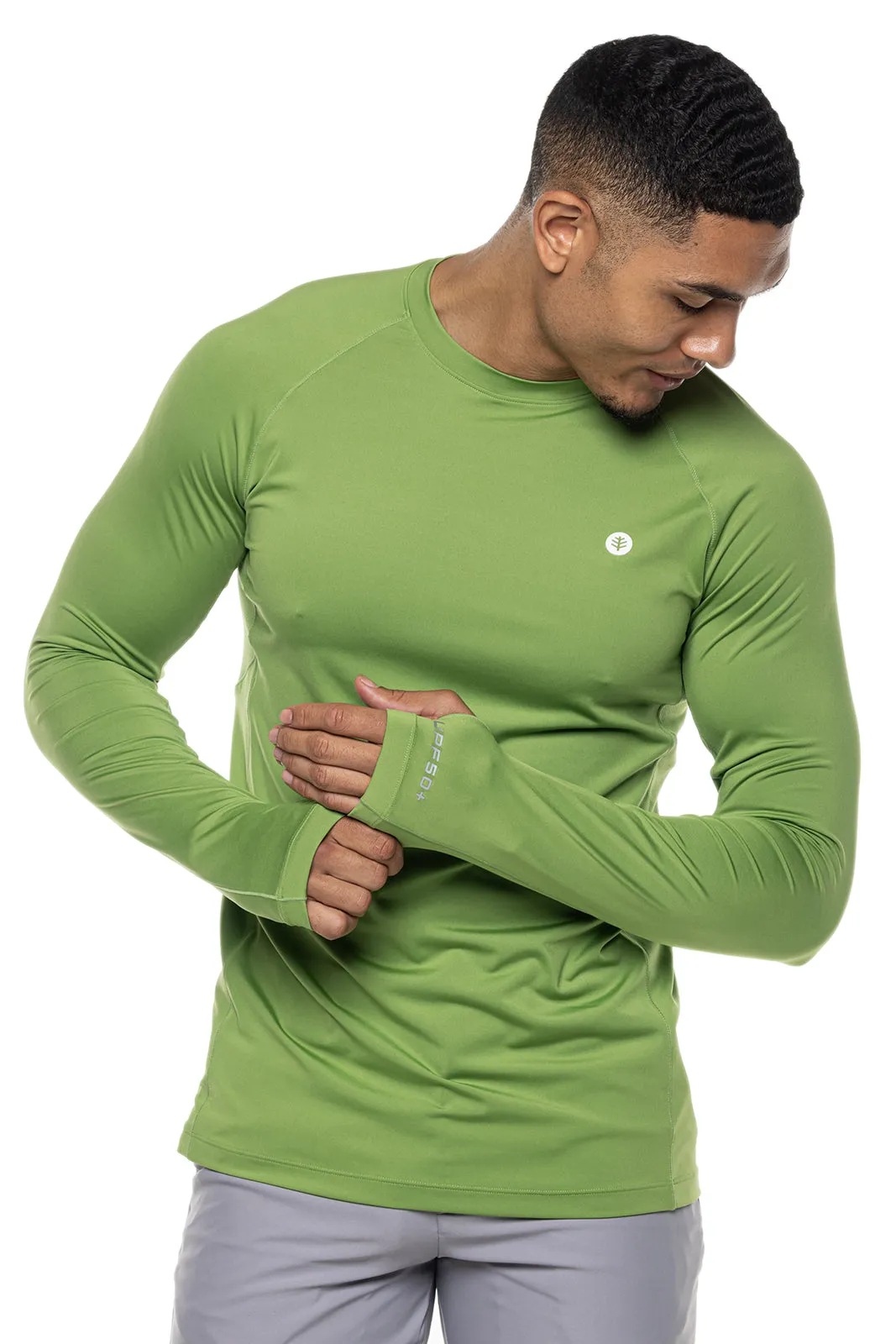 Men's Agility Long Sleeve Performance T-Shirt  |  Soft Fern