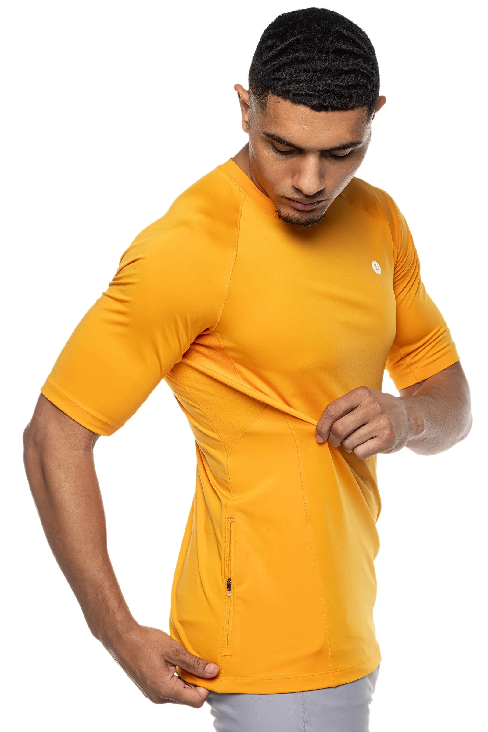 Men's Agility Short Sleeve Performance T-Shirt  |  Apricot Crush