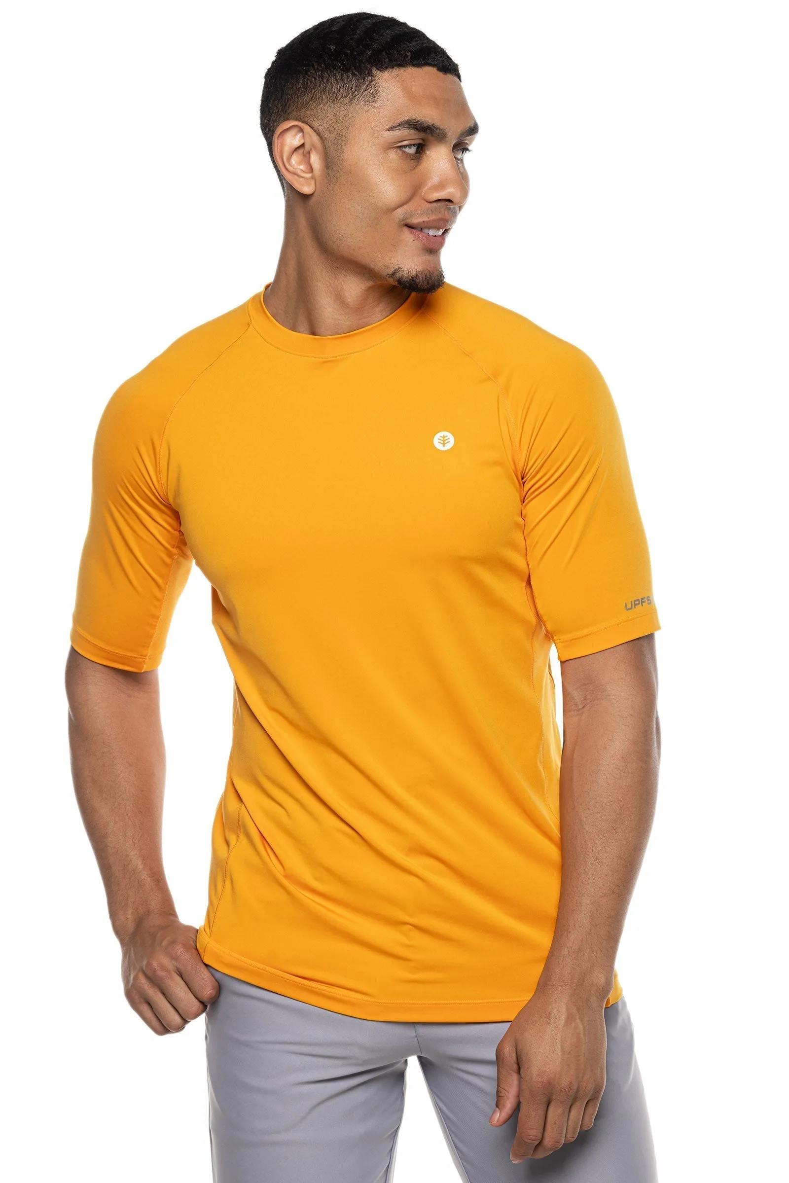 Men's Agility Short Sleeve Performance T-Shirt  |  Apricot Crush