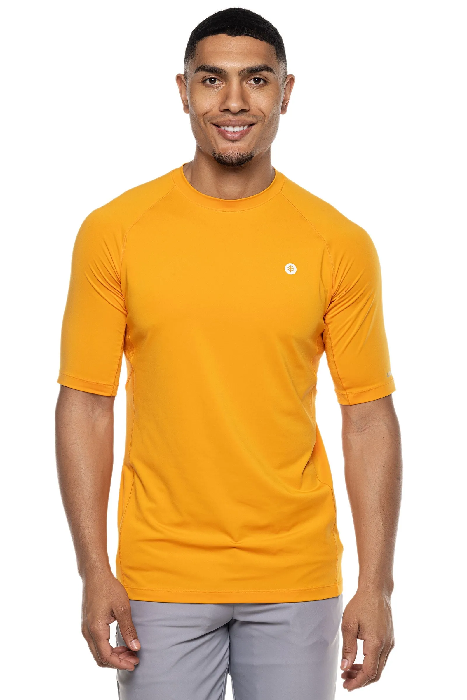 Men's Agility Short Sleeve Performance T-Shirt  |  Apricot Crush