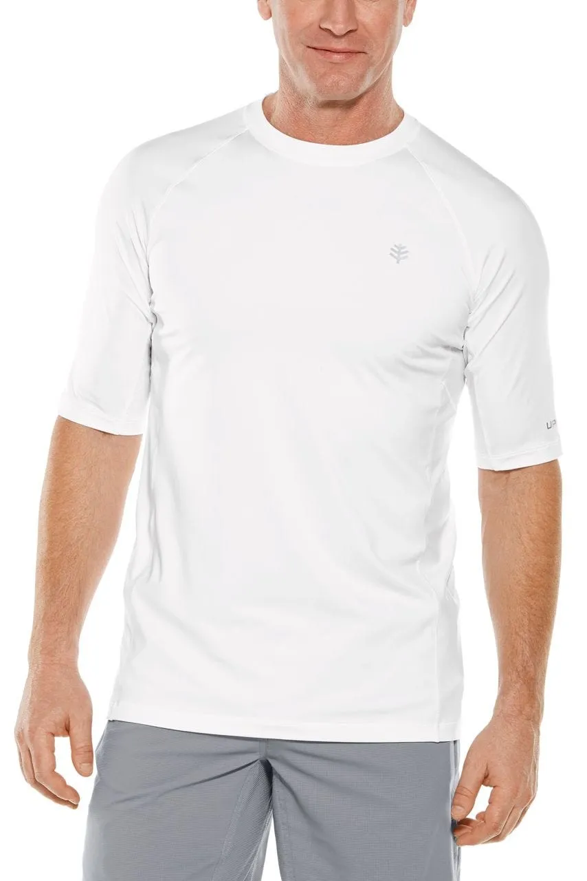 Men's Agility Short Sleeve Performance T-Shirt  |  White