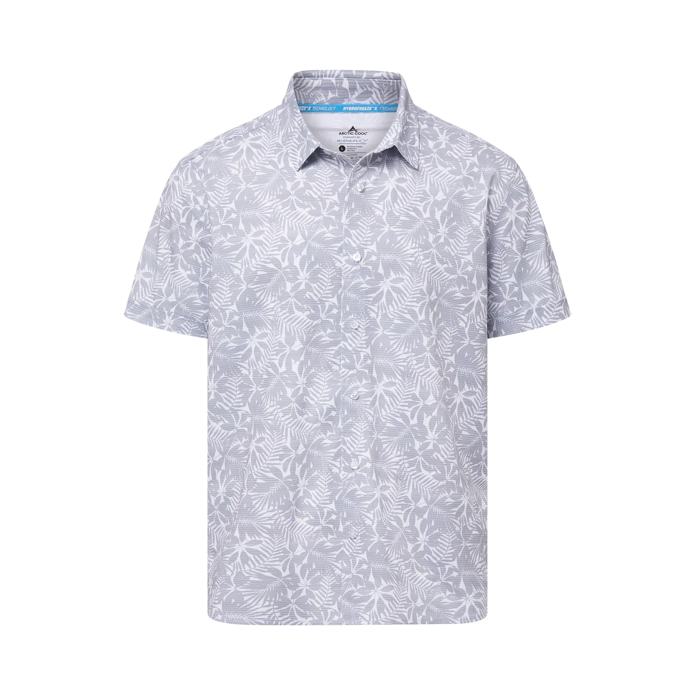 Men's Cooling Button Down Shirt - Short Sleeve - Magna Ready