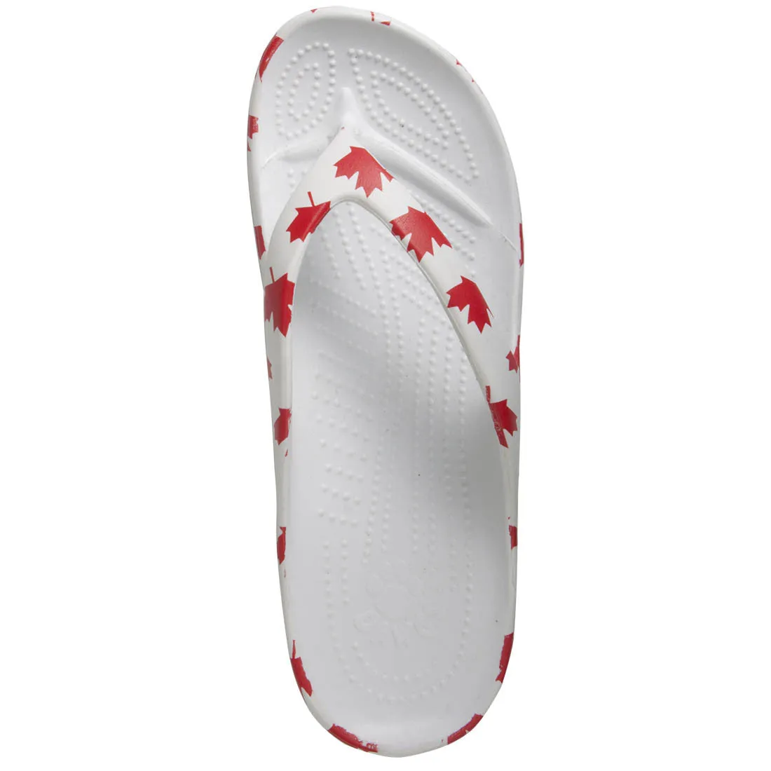 Men's Flip Flops - Canada (White/Red)