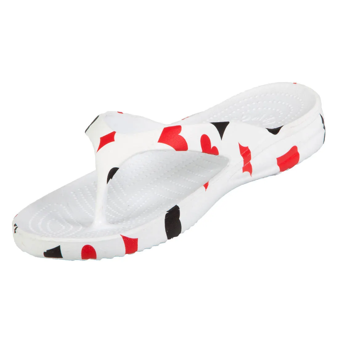 Men's Flip Flops - Hearts, Diamonds, Spades, Clubs