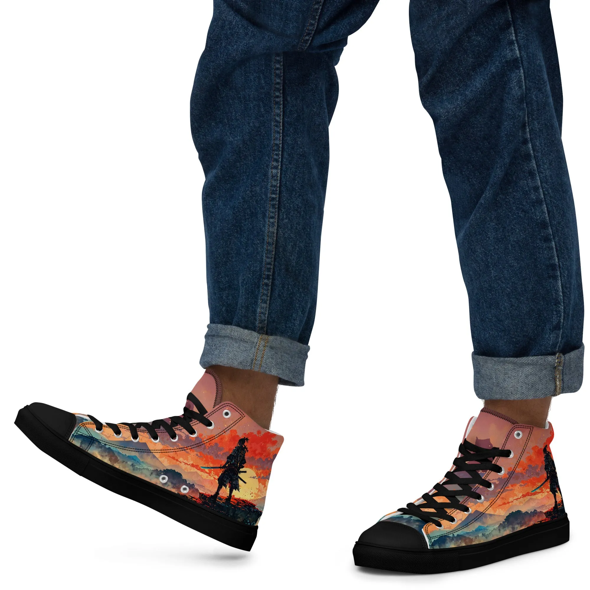 Men’s high top canvas shoes - Samurai