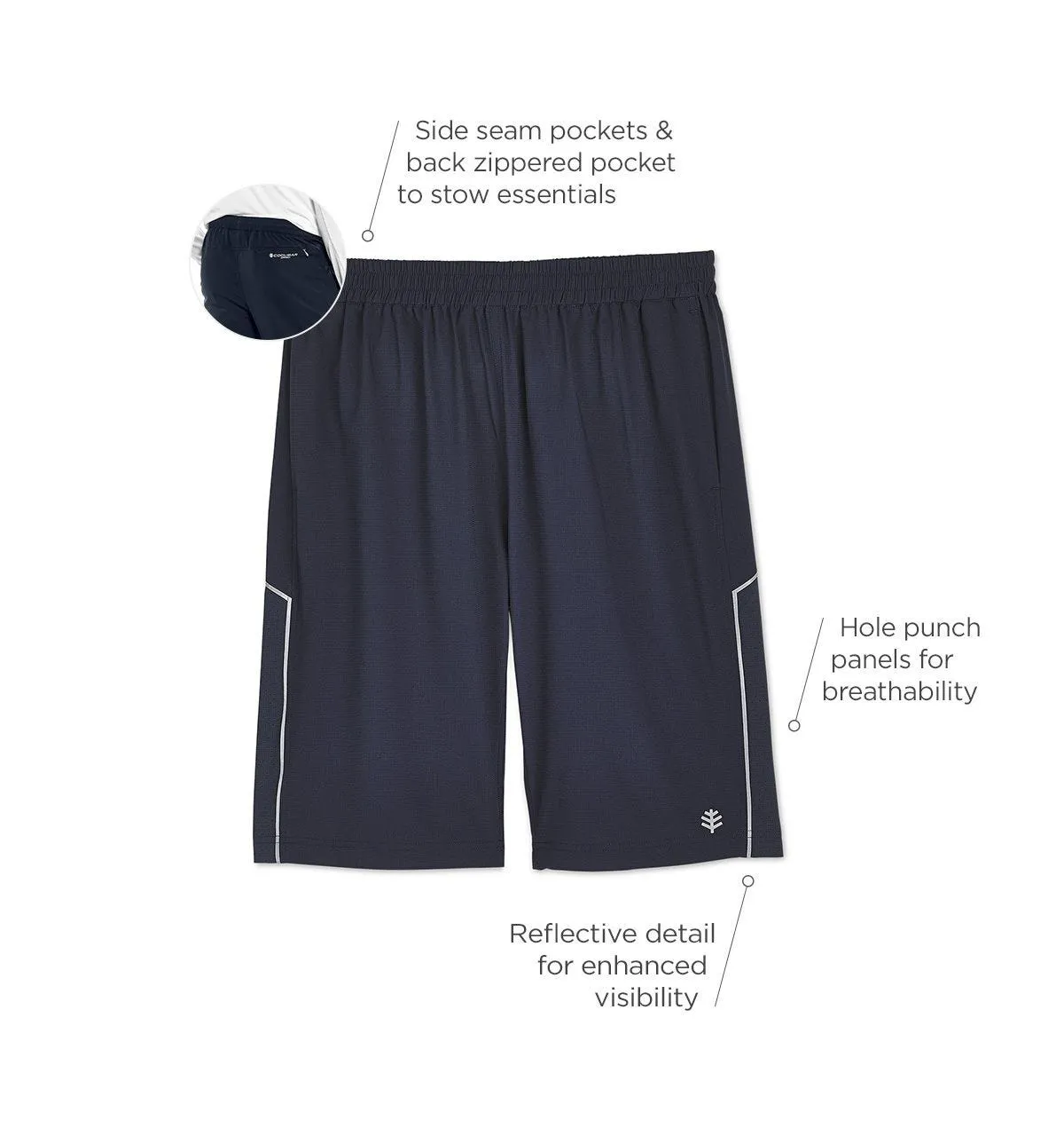 Men's Outpace Sport Shorts  |  Navy