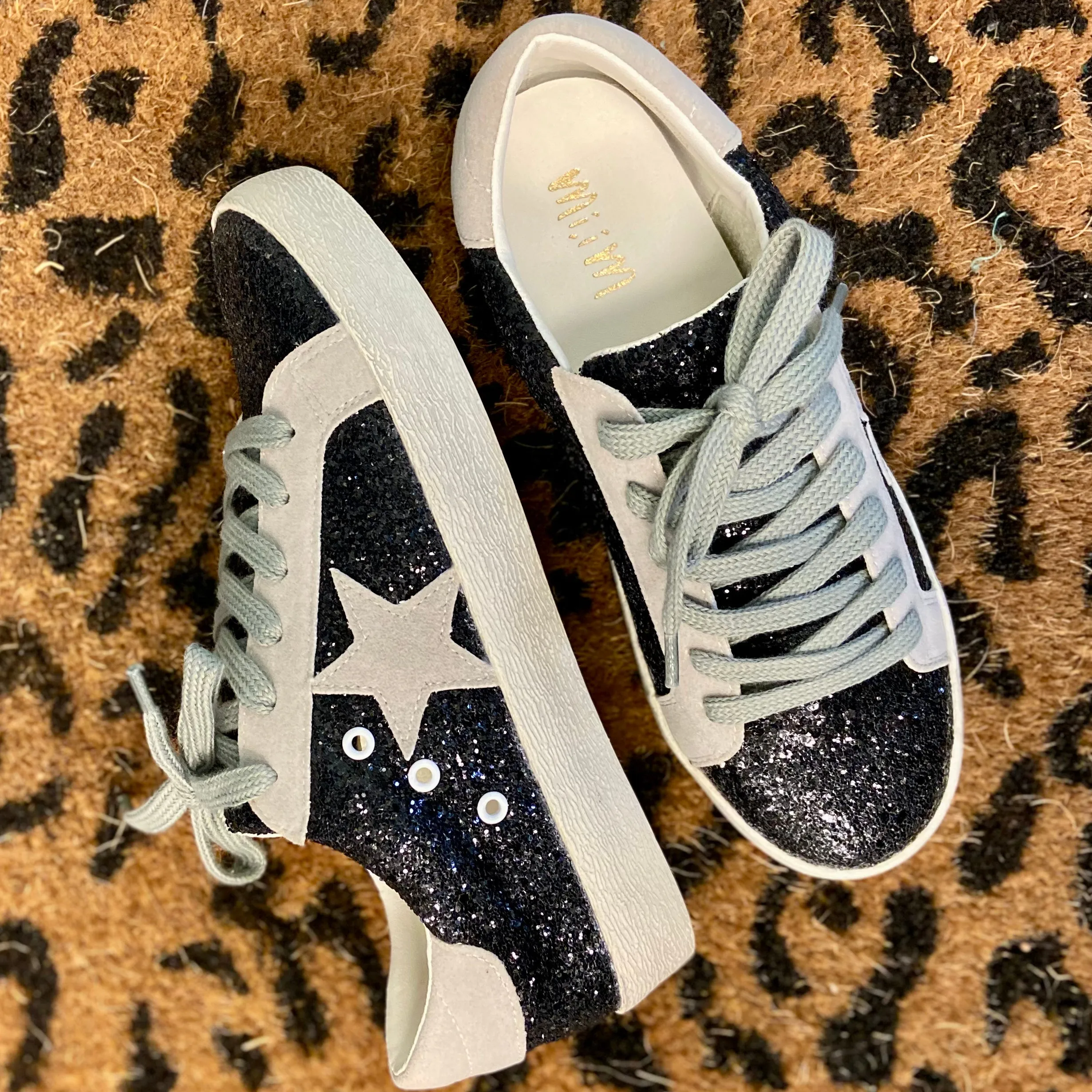 Midnight Glazed Star Sneakers