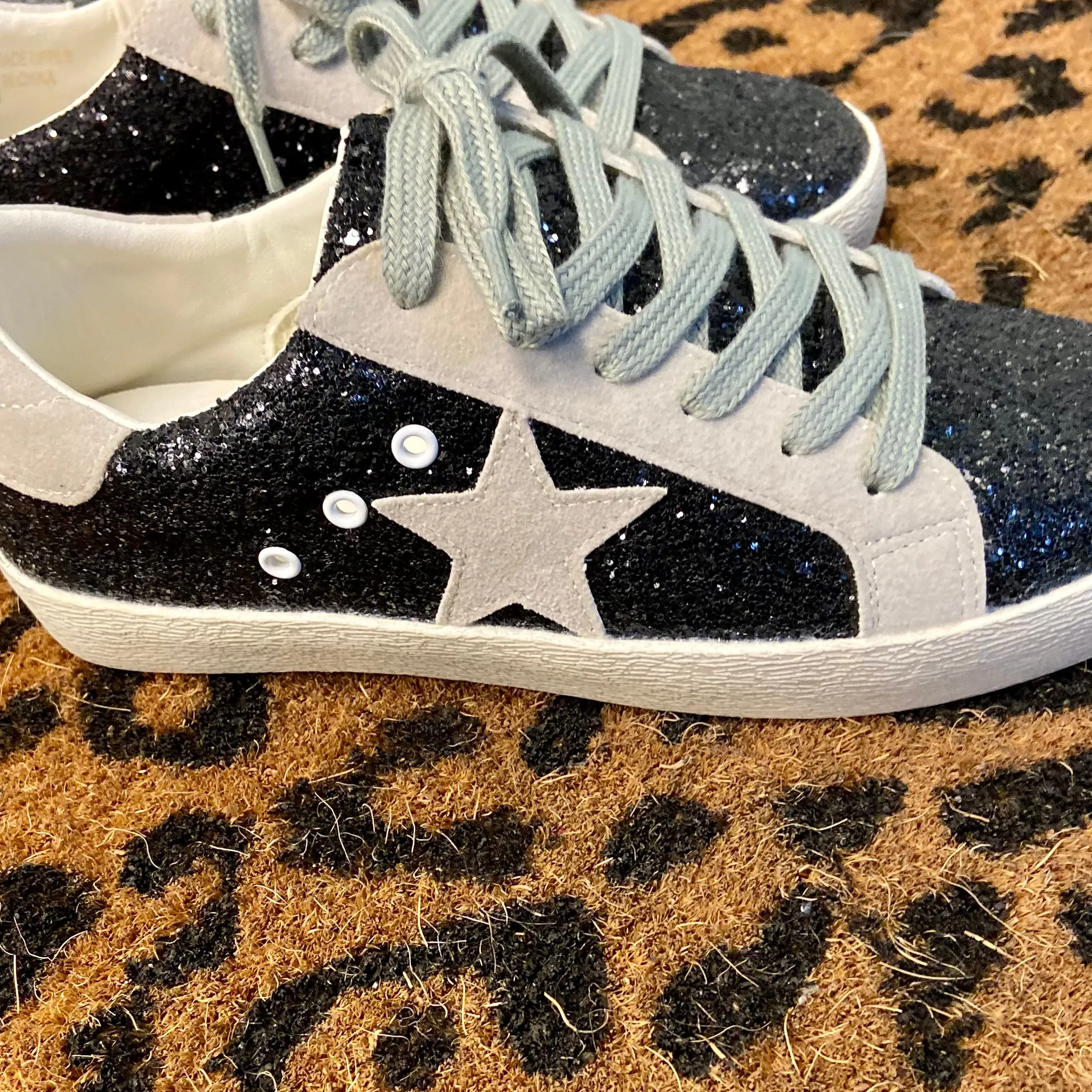 Midnight Glazed Star Sneakers