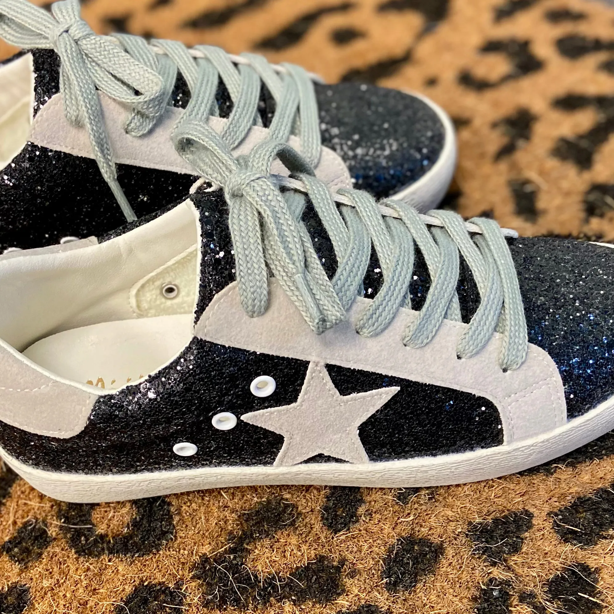 Midnight Glazed Star Sneakers