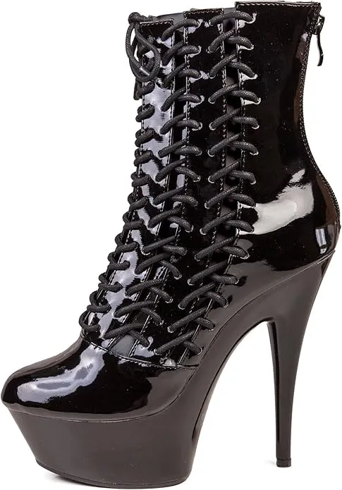 Milla-609 Lace-Up Ankle Boots