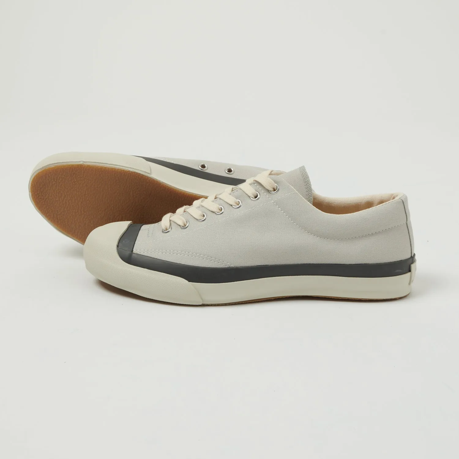 Moonstar Gym Court Canvas/Rubber Sneaker - Lt Grey