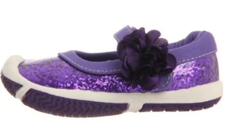 Morgan and Milo Infant Sparkle Floral MJ Purple